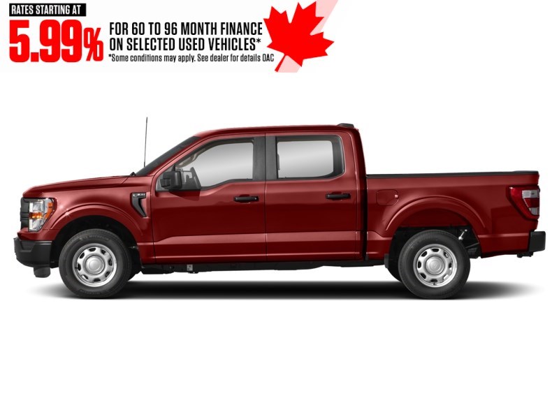 2023 Ford F-150 XL 4WD SuperCrew 5.5' Box Hot Pepper Red Tinted Clearcoat  Shot 74