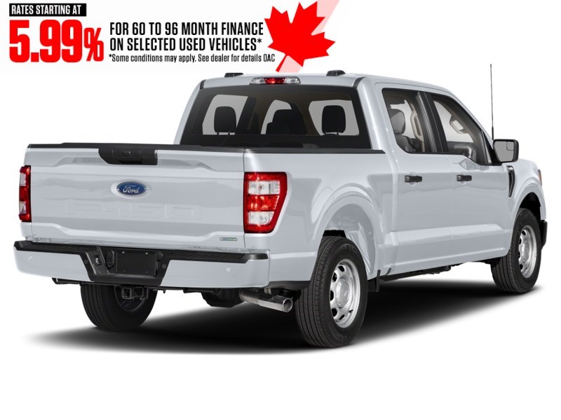 2022 Ford F-150 XL 4WD SuperCrew 5.5' Box Space White Metallic  Shot 7