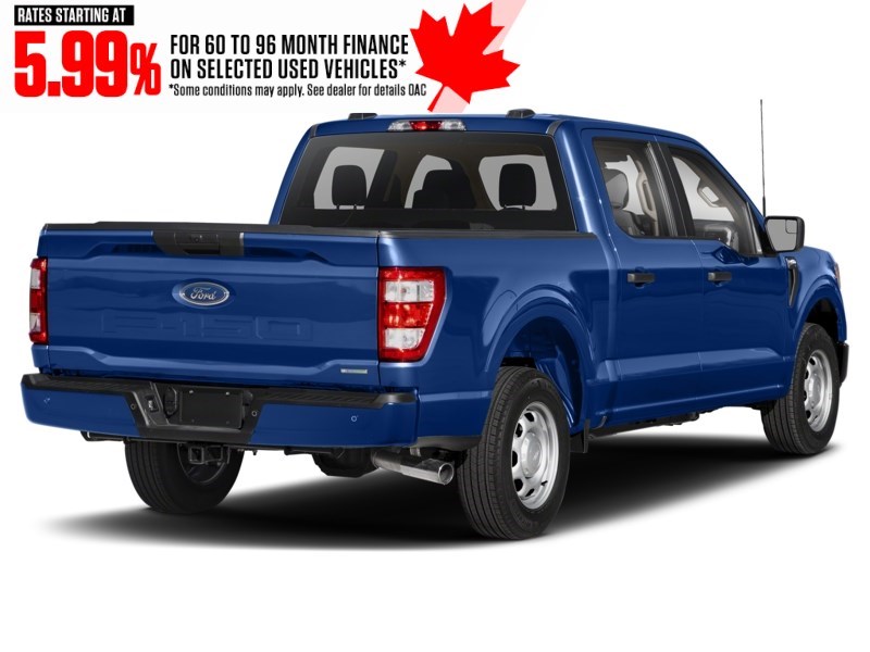 2022 Ford F-150 XL 4WD SuperCrew 5.5' Box Atlas Blue Metallic  Shot 21