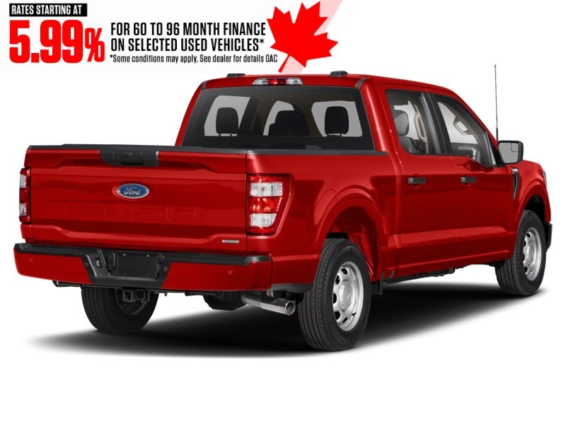 2022 Ford F-150 XL 4WD SuperCrew 5.5' Box Vermillion Red  Shot 32
