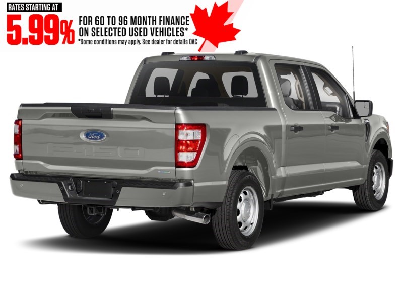 2022 Ford F-150 XL 4WD SuperCrew 5.5' Box Iconic Silver Metallic  Shot 50