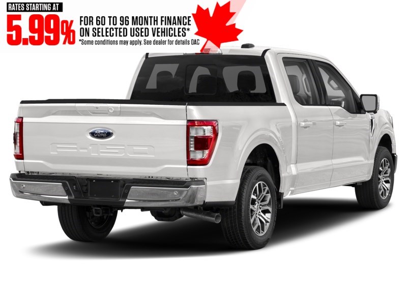2022 Ford F-150 LARIAT 4WD SuperCrew 5.5' Box Space White Metallic  Shot 2