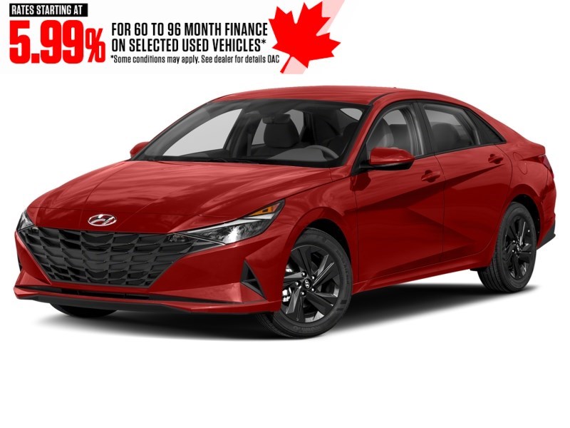 2023 Hyundai Elantra Preferred IVT w/Tech Pkg Fiery Red  Shot 9
