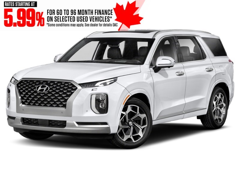 2021 Hyundai Palisade Ultimate Calligraphy 7-Passenger AWD Hyper White  Shot 4