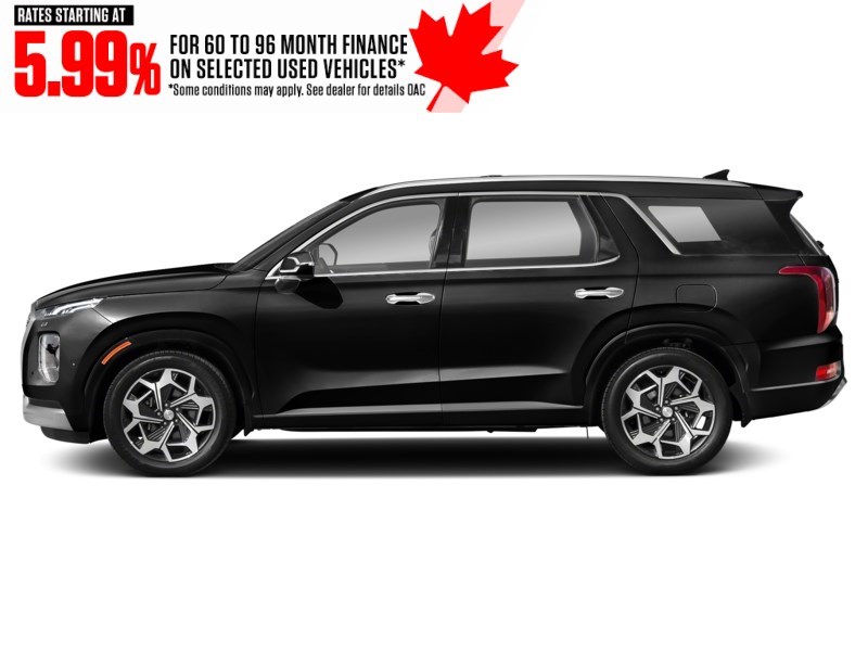 2022 Hyundai Palisade Ultimate Calligraphy w/Beige 7-Passenger AWD Abyss Black  Shot 3