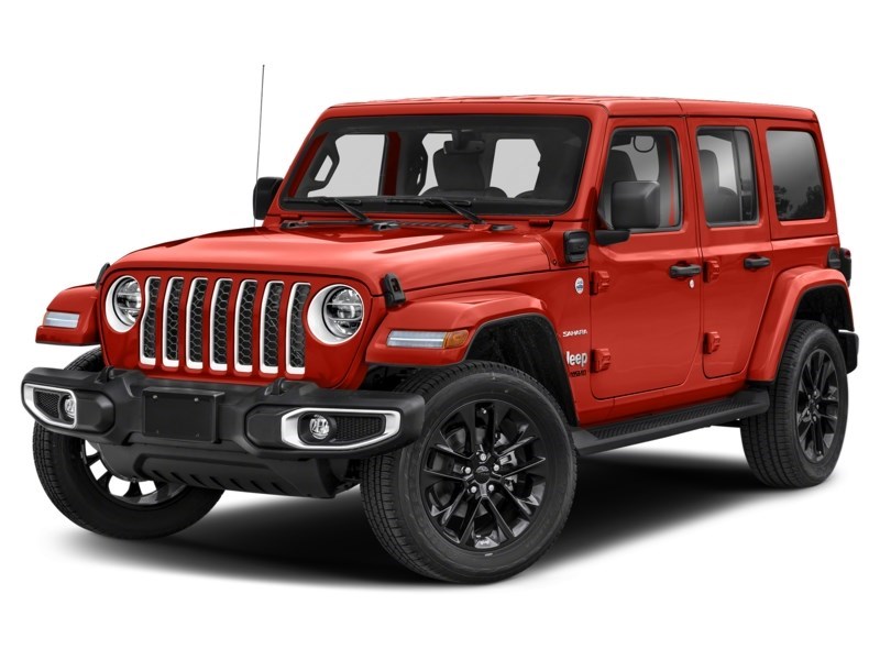 2021 Jeep Wrangler Unlimited 4xe Unlimited Sahara 4x4 Firecracker Red  Shot 1