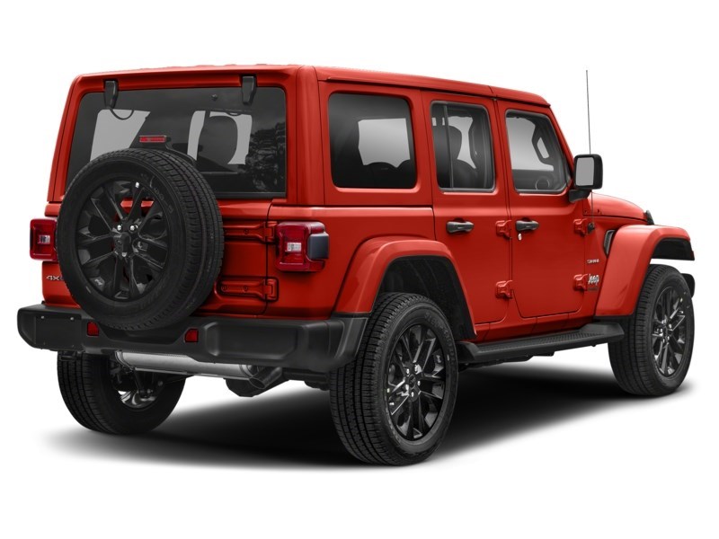 2021 Jeep Wrangler Unlimited 4xe Unlimited Sahara 4x4 Firecracker Red  Shot 2