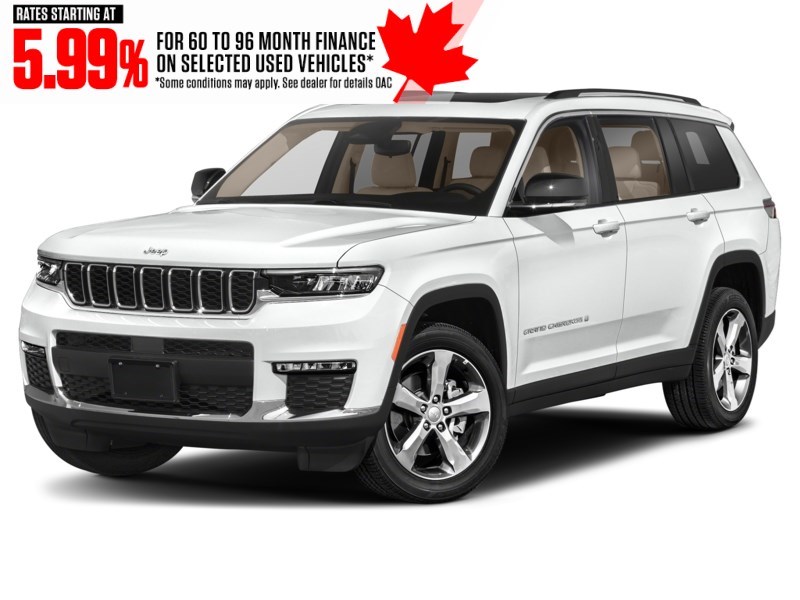 2022 Jeep Grand Cherokee L Altitude 4x4 Bright White  Shot 1