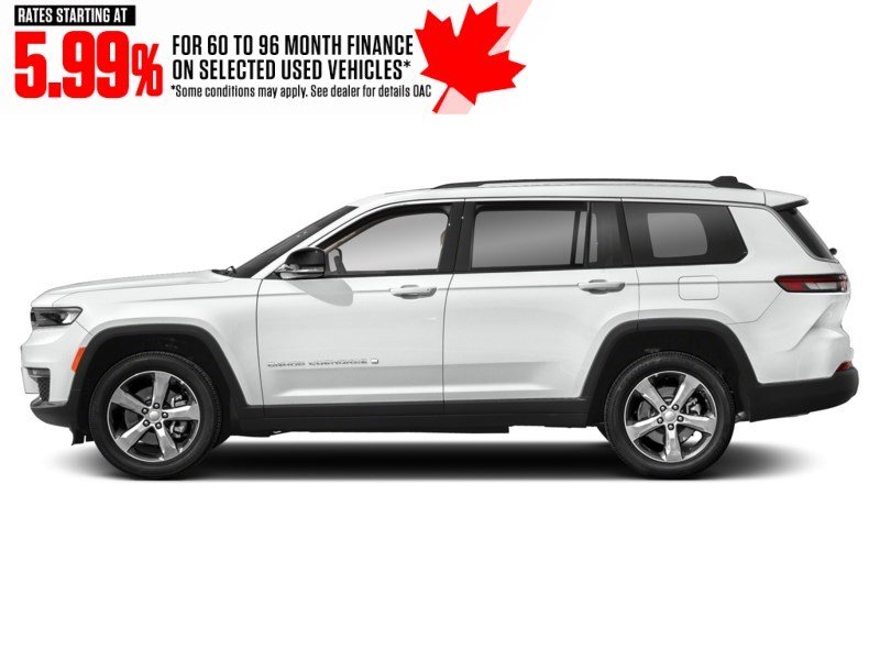 2021 Jeep Grand Cherokee L Limited 4x4 Bright White  Shot 5