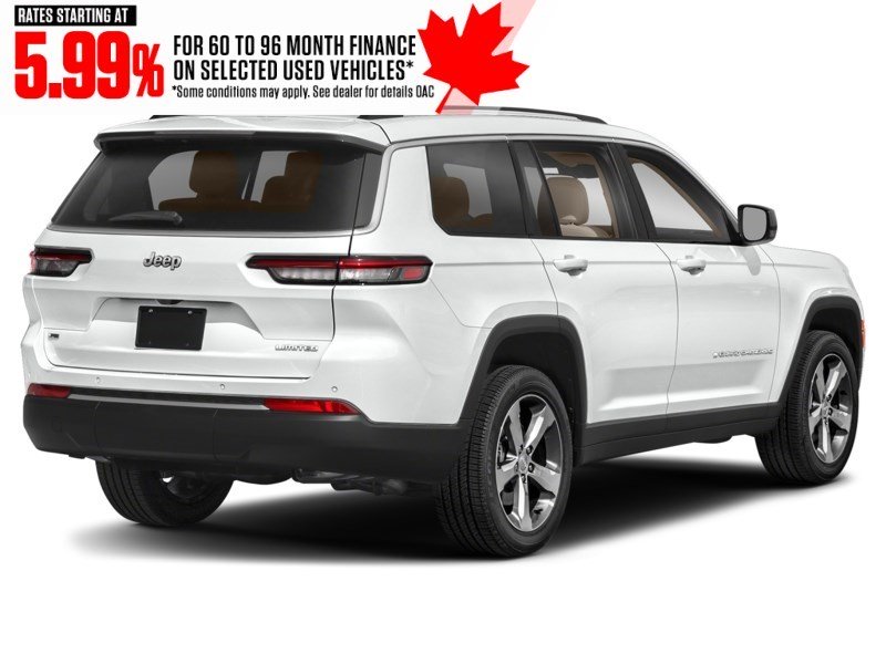 2021 Jeep Grand Cherokee L Limited 4x4 Bright White  Shot 2