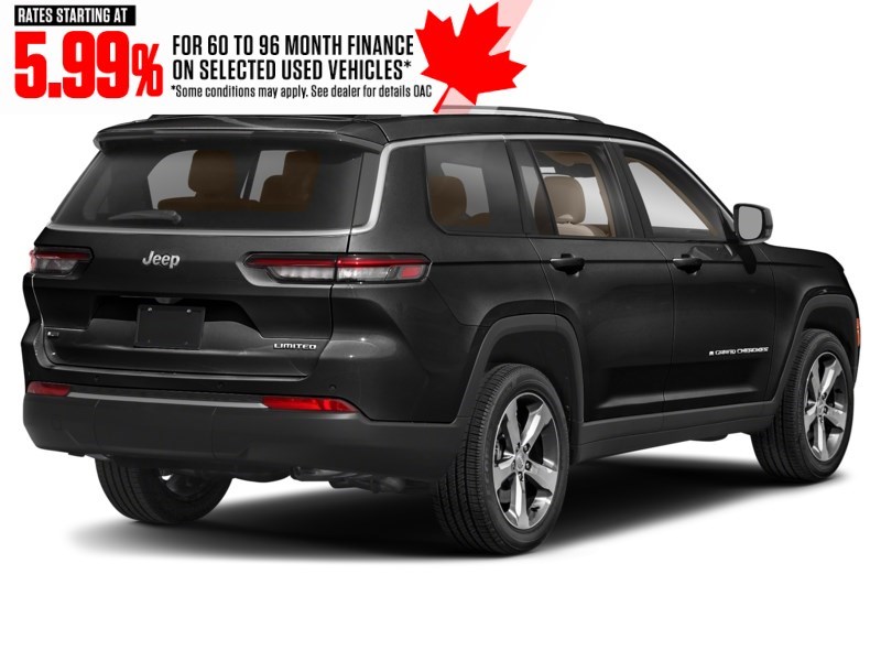 2021 Jeep Grand Cherokee L Limited 4x4 Diamond Black Crystal Pearl  Shot 6