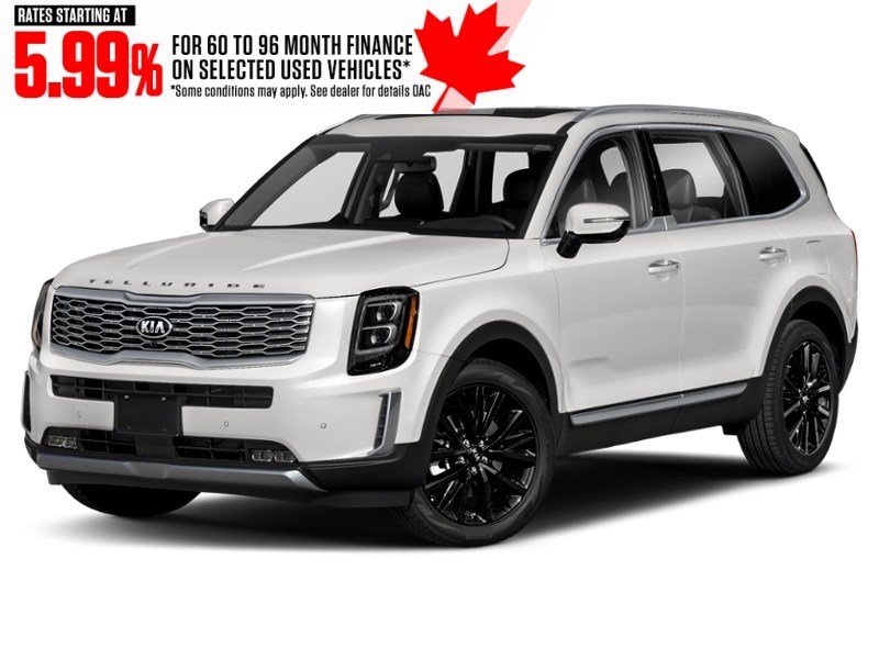 2020 Kia Telluride SX Limited w/Nappa AWD Snow White Pearl  Shot 4