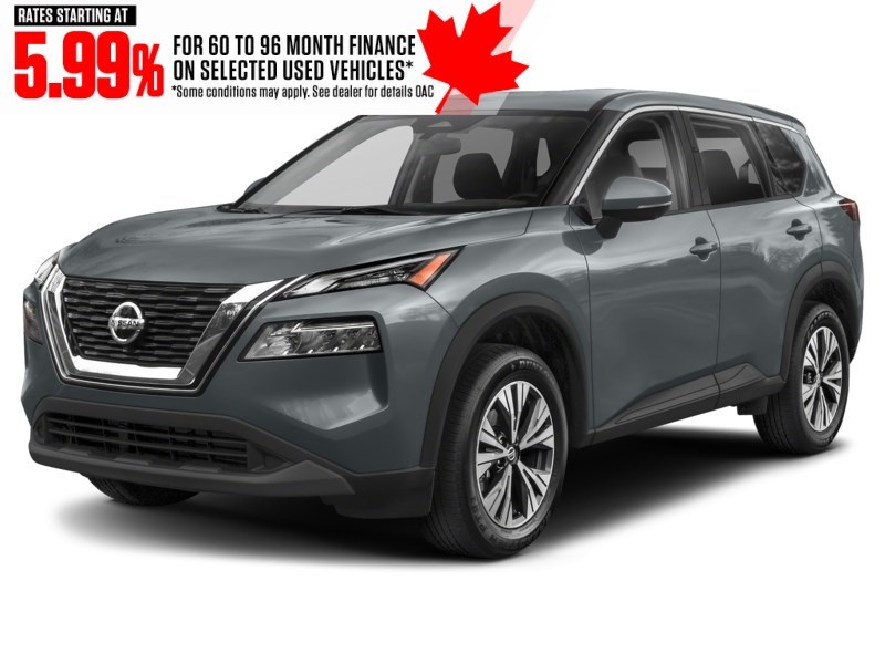 2023 Nissan Rogue AWD SV Moonroof Boulder Grey Pearl Metallic  Shot 2