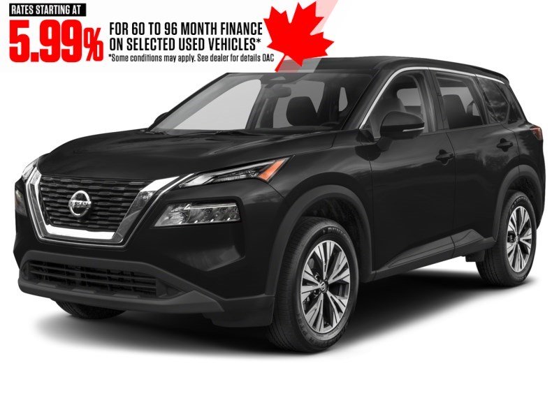 2023 Nissan Rogue AWD SV Midnight Edition Super Black  Shot 1