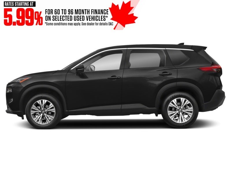 2023 Nissan Rogue AWD SV Midnight Edition Super Black  Shot 3