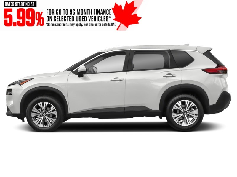 2023 Nissan Rogue AWD SV Moonroof Pearl White Pearl Metallic  Shot 17