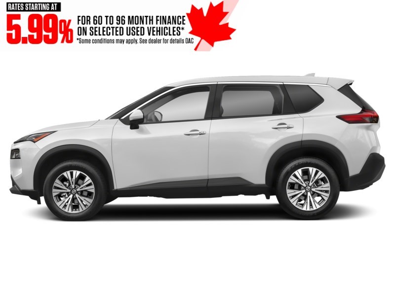 2023 Nissan Rogue AWD SV Moonroof Glacier White  Shot 37