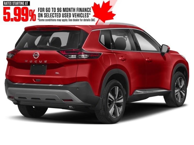 2023 Nissan Rogue AWD SL Scarlet Ember Pearl Metallic  Shot 27