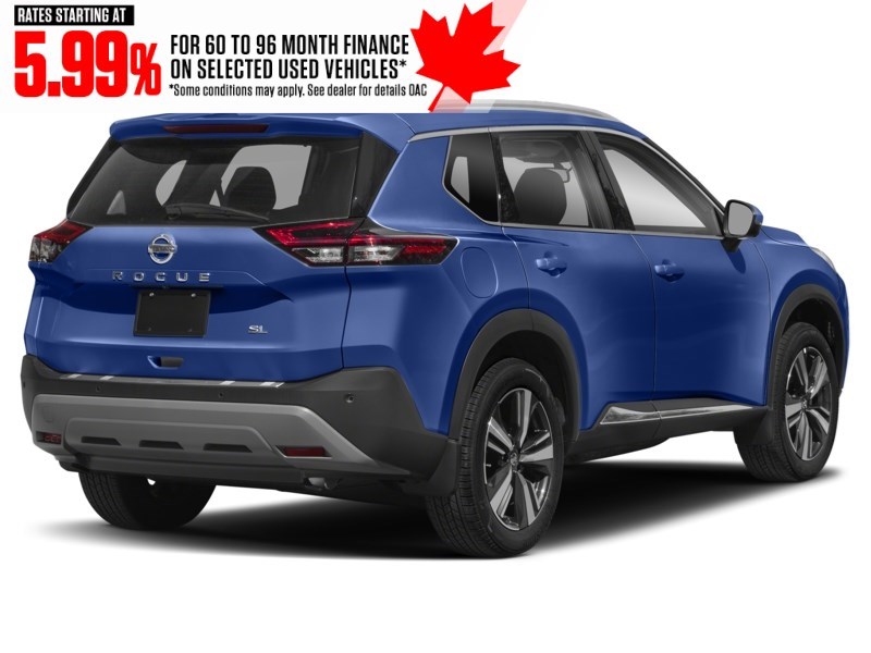 2023 Nissan Rogue AWD SL Caspian Blue Metallic  Shot 45