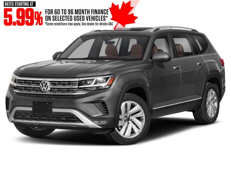2021 Volkswagen Atlas Highline 2.0 TSI 4MOTION Platinum Grey Metallic  Shot 1