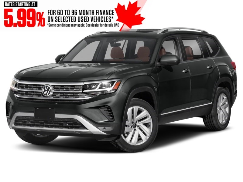 2022 Volkswagen Atlas Highline 3.6 FSI 4MOTION Deep Black Pearl  Shot 1