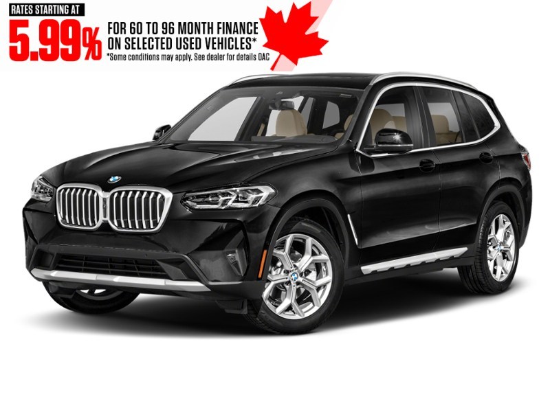 2022 BMW X3 xDrive30i Sports Activity Vehicle Black Sapphire Metallic  Shot 4