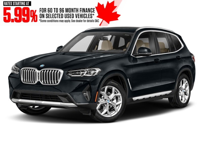 2022 BMW X3 xDrive30i Sports Activity Vehicle Carbon Black Metallic  Shot 7