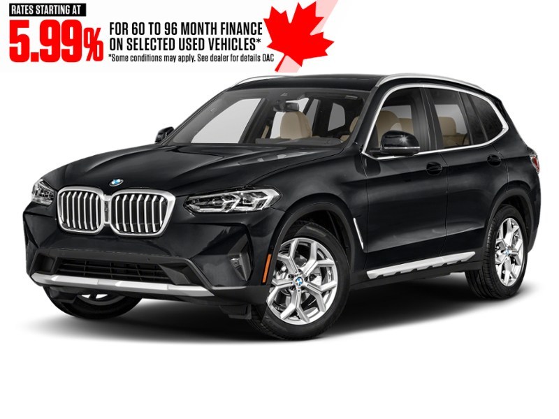 2022 BMW X3 xDrive30i Sports Activity Vehicle Frozen Black  Shot 22