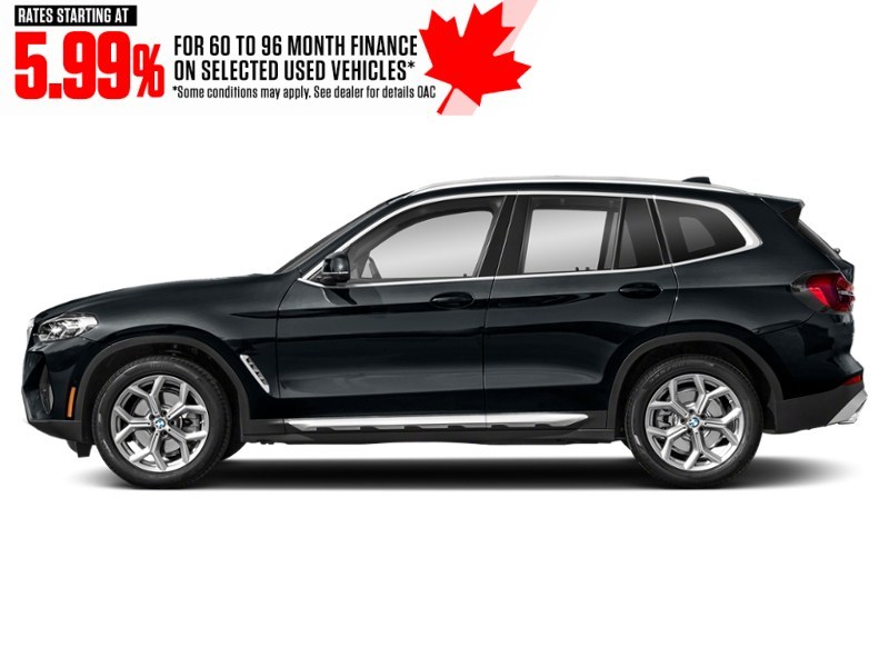 2022 BMW X3 xDrive30i Sports Activity Vehicle Carbon Black Metallic  Shot 9