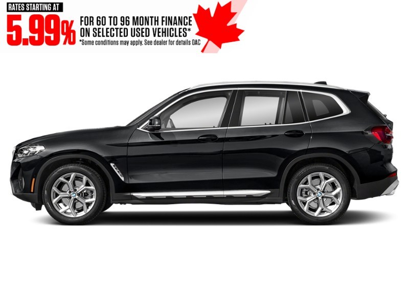 2022 BMW X3 xDrive30i Sports Activity Vehicle Frozen Black  Shot 23