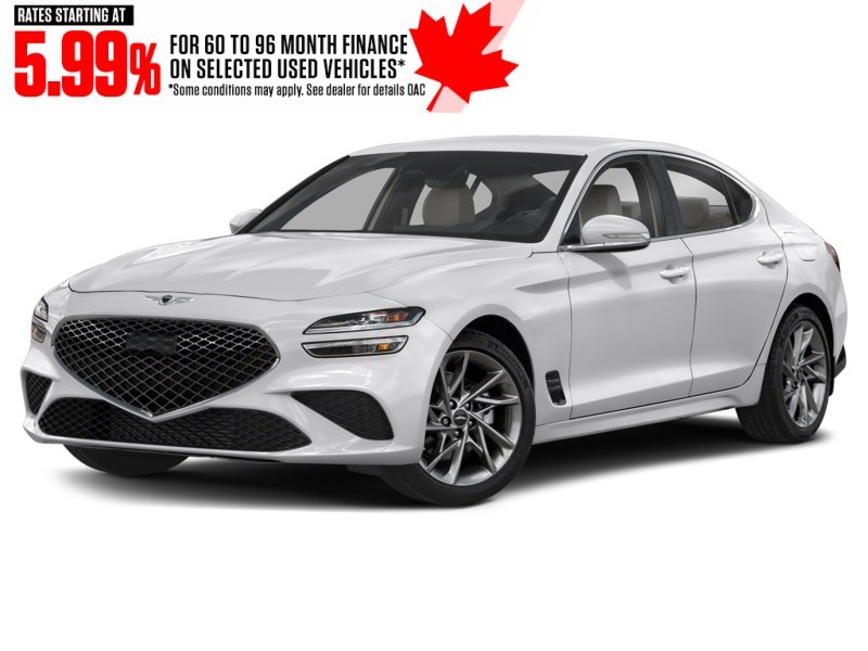 2022 Genesis G70 2.0T Advanced AWD Uyuni White  Shot 40