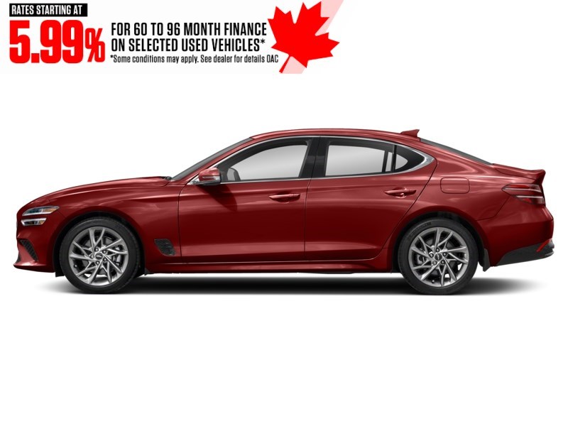2022 Genesis G70 2.0T Advanced AWD Cavendish Red  Shot 21
