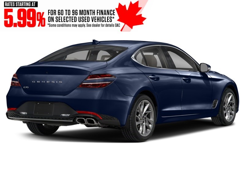 2022 Genesis G70 2.0T Advanced AWD Capri Blue  Shot 8