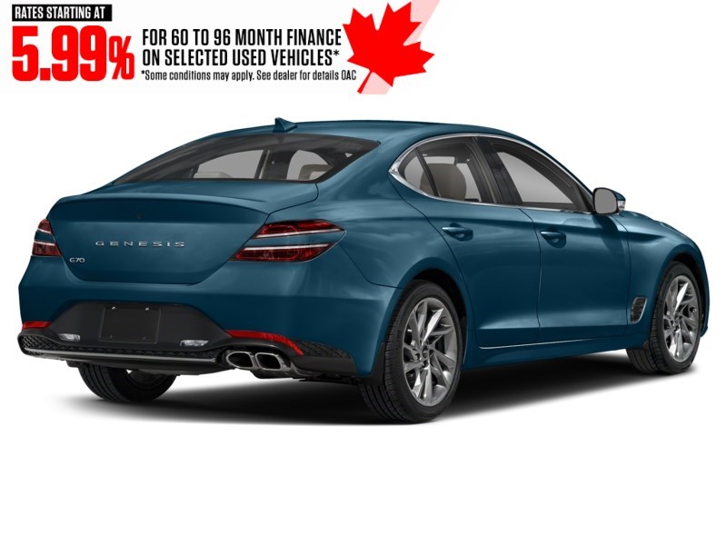 2022 Genesis G70 2.0T Advanced AWD Tasman Blue  Shot 32