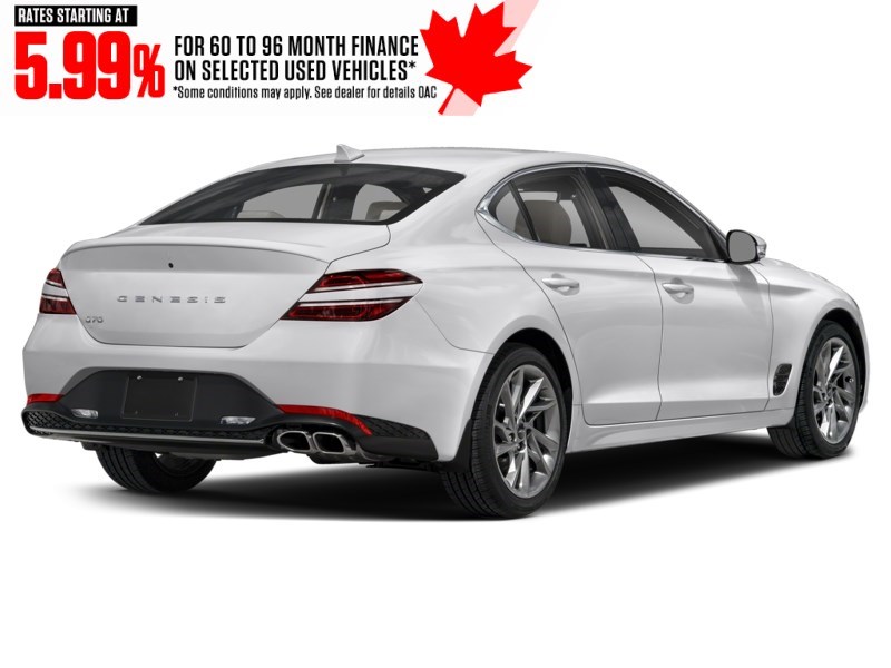 2022 Genesis G70 2.0T Advanced AWD Uyuni White  Shot 38