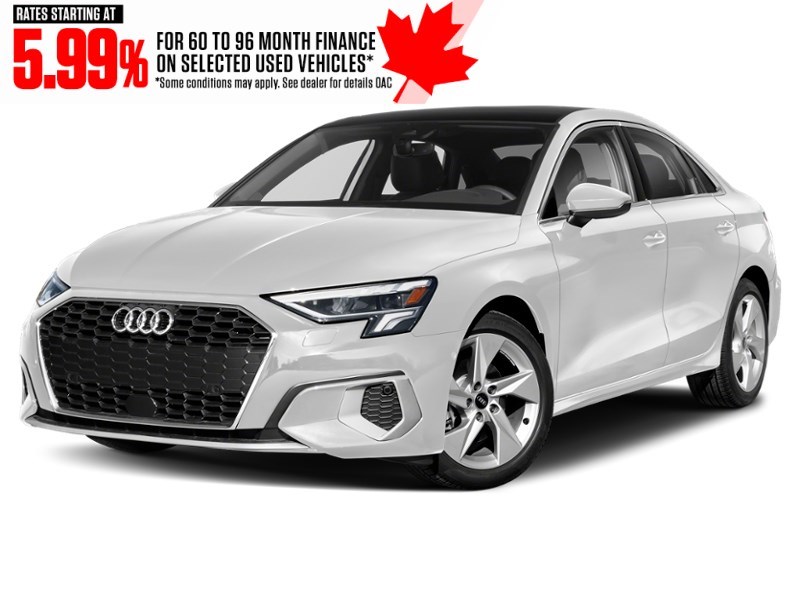 2023 Audi A3 Komfort 40 TFSI Glacier White Metallic  Shot 1