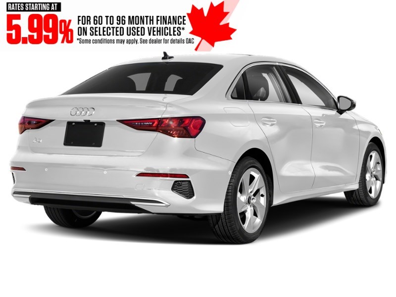 2023 Audi A3 Komfort 40 TFSI Glacier White Metallic  Shot 6
