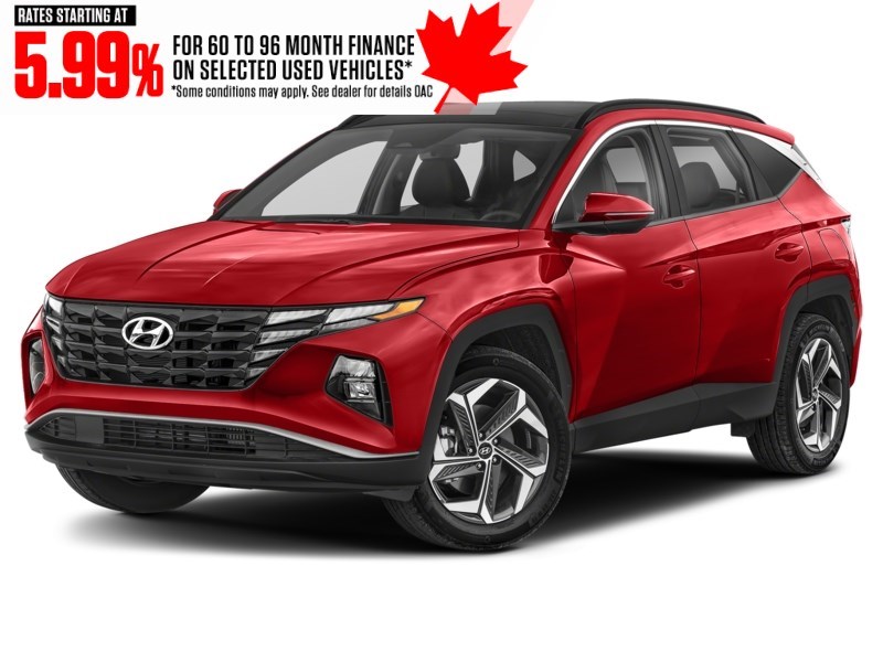 2023 Hyundai Tucson Hybrid Luxury AWD Crimson Red  Shot 4