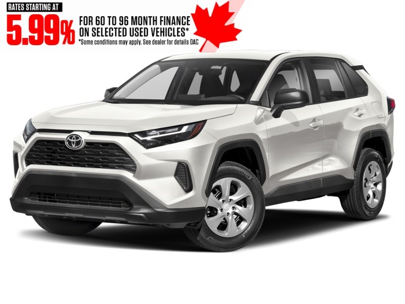 2024 Toyota RAV4 LE AWD White  Shot 4