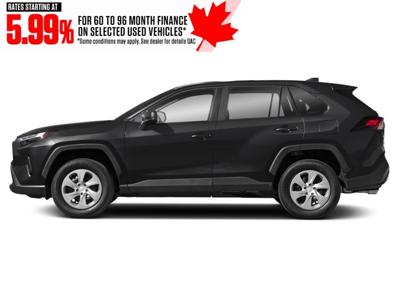 2023 Toyota RAV4 LE AWD Midnight Black Metallic  Shot 16