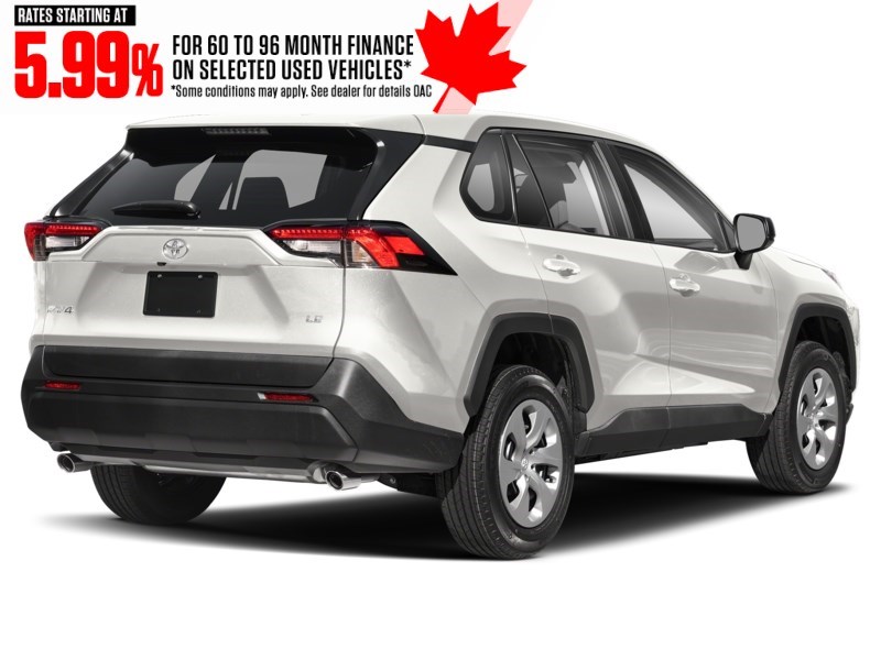 2024 Toyota RAV4 LE AWD White  Shot 6