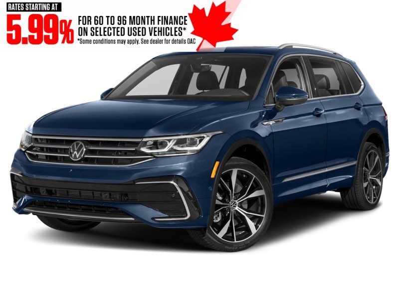2022 Volkswagen Tiguan Highline R-Line 4MOTION Atlantic Blue Metallic  Shot 1