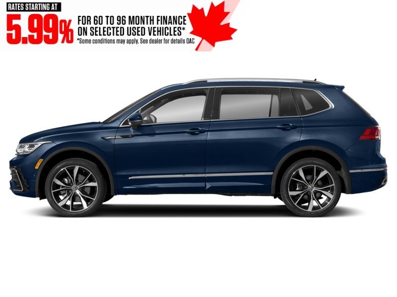 2022 Volkswagen Tiguan Highline R-Line 4MOTION Atlantic Blue Metallic  Shot 5