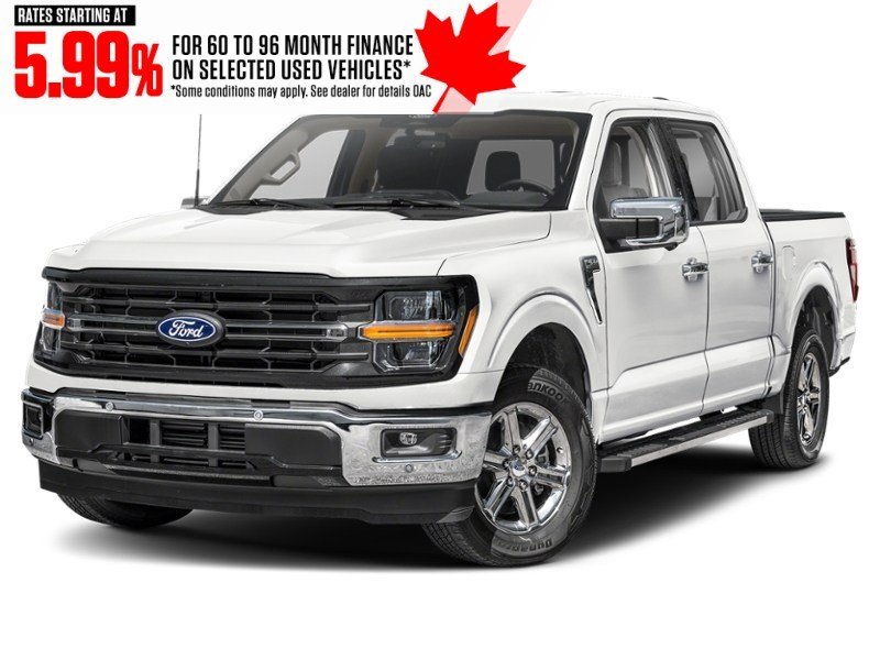 2025 Ford F-150 XLT 4WD SuperCrew 6.5' Box Oxford White  Shot 4