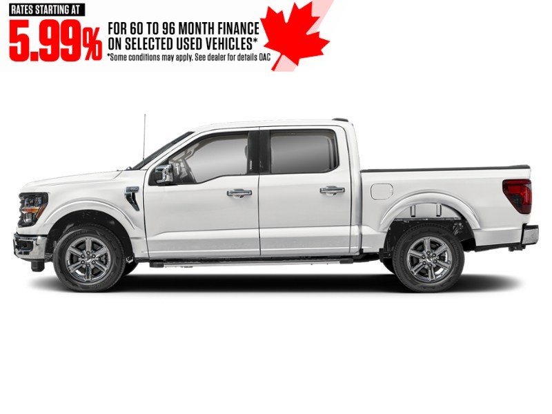 2025 Ford F-150 XLT 4WD SuperCrew 6.5' Box Oxford White  Shot 5