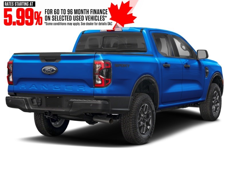 2024 Ford Ranger XLT 4WD SuperCrew 5' Box Velocity Blue Metallic  Shot 2