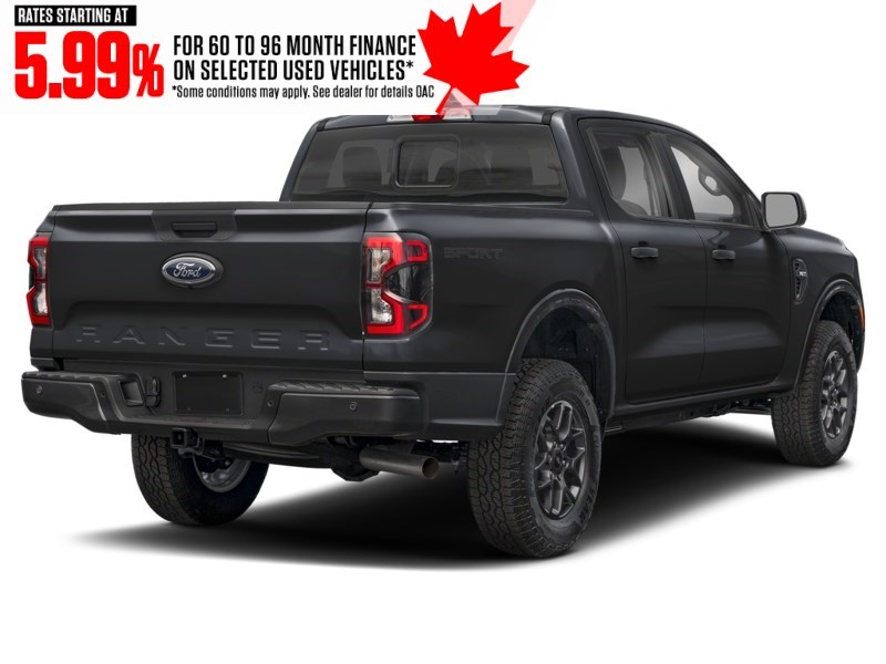2024 Ford Ranger XLT 4WD SuperCrew 5' Box Shadow Black  Shot 6