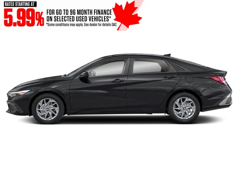 2026 Hyundai Elantra Preferred IVT w/Tech Pkg Abyss Black  Shot 3