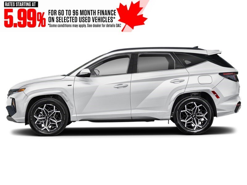 2024 Hyundai Tucson Hybrid N-Line AWD Crystal White  Shot 3