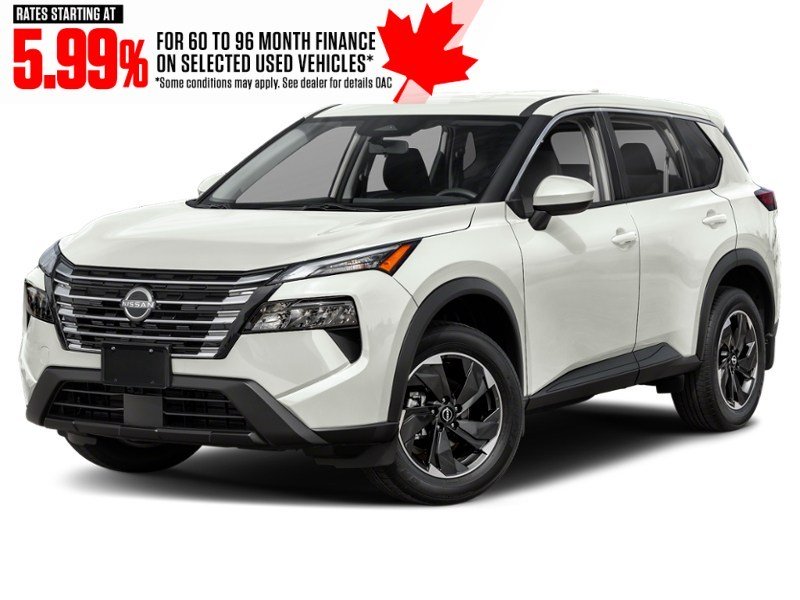 2024 Nissan Rogue AWD SV Moonroof Everest White Pearl Tricoat  Shot 4